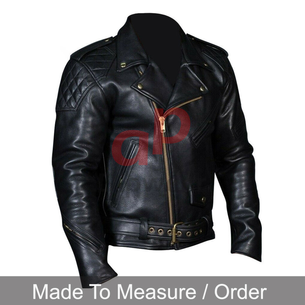 Thick Cow Leather Bikers Jacket