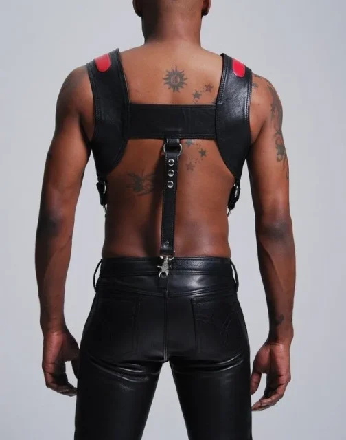 Leather Chest Harness / Men in 5 Colors