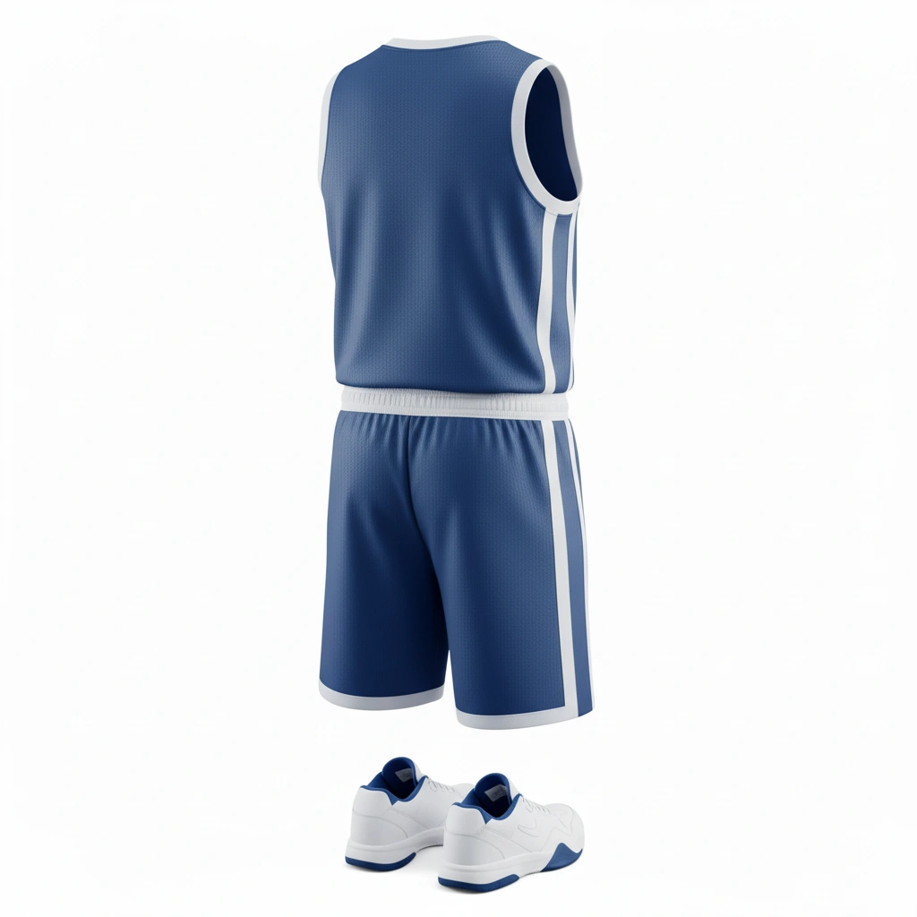 Precision Lacrosse Uniform Set – Blue & White Dip Wear 2 Precision lacrosse uniform set in blue and white Dip Wear design, professional athletic gear for players