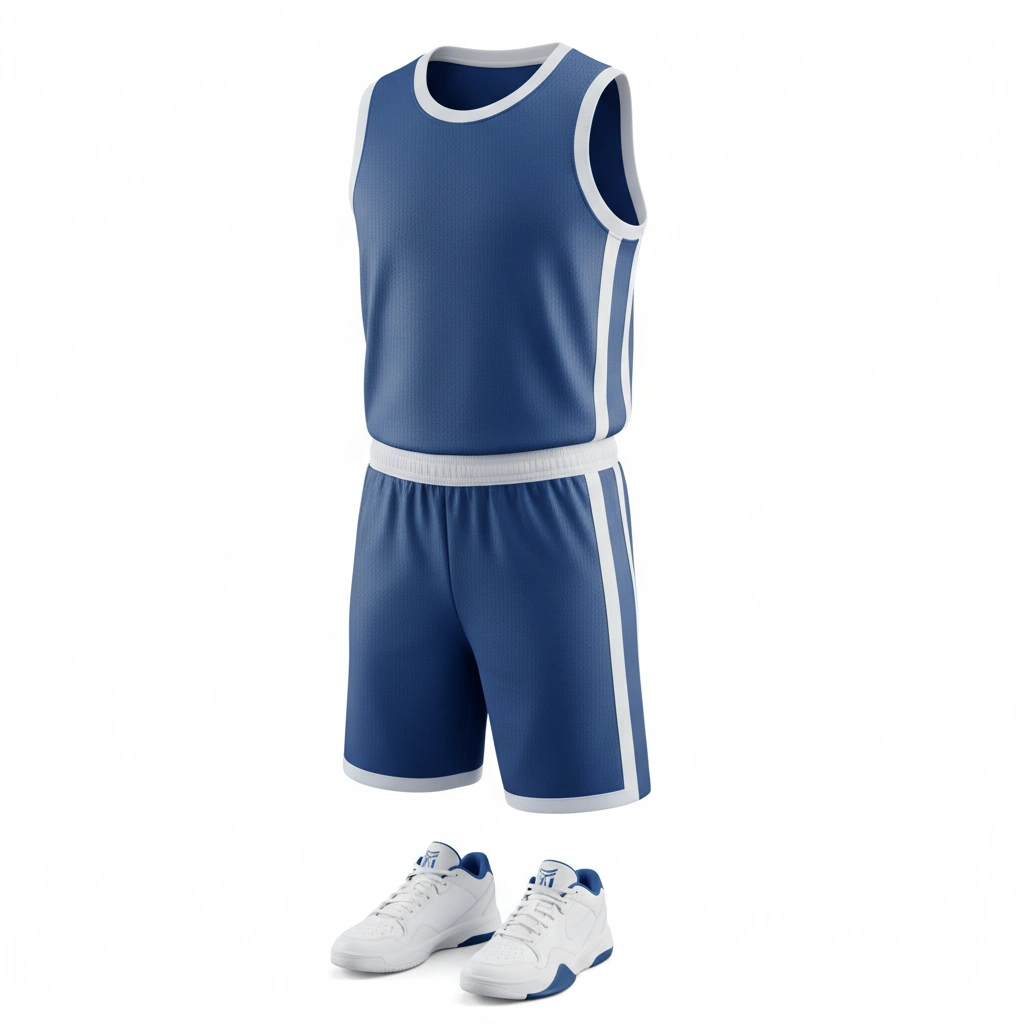 Precision Lacrosse Uniform Set – Blue & White Dip Wear 1 Precision lacrosse uniform set in blue and white Dip Wear design, professional athletic gear for players
