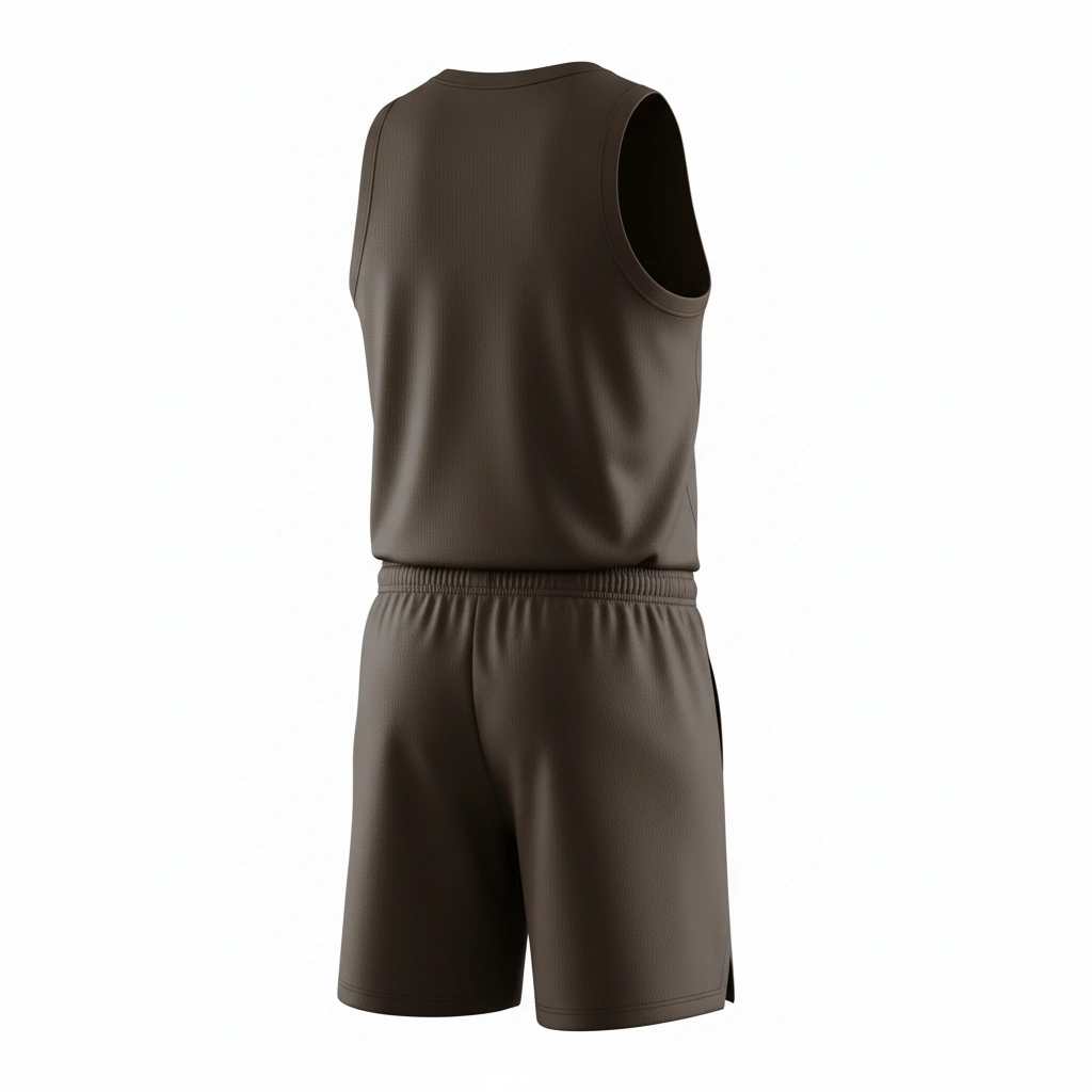 Core Lacrosse Uniform – Brown Dip Wear 2 Core lacrosse uniform in brown Dip Wear design, professional athletic gear for players