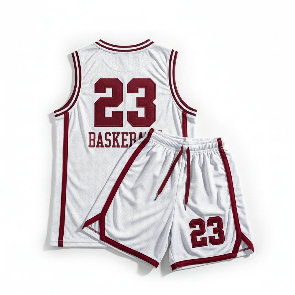 Crimson Crown Basketball Kit – Embroidered Impact Edition 2 Blue basketball tracksuit with front embroidery design, athletic wear for men