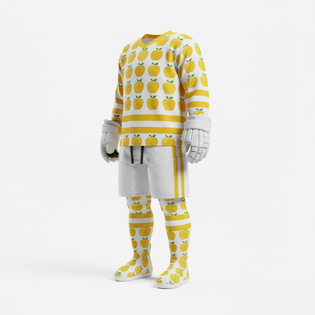 Ice Hockey Uniform – ApplePlay Edition 2 Ice hockey uniform ApplePlay Edition in team colors, professional athletic gear for players