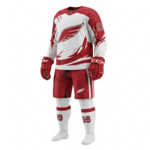 Ice hockey uniform RedWing 99 Edition in team colors, professional athletic gear for players