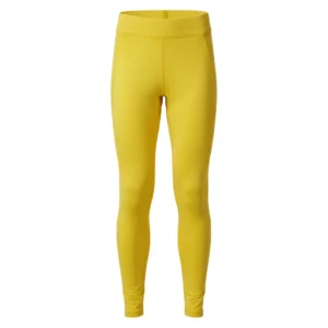 Women’s performance leggings in yellow CoreFlex design, athletic compression wear