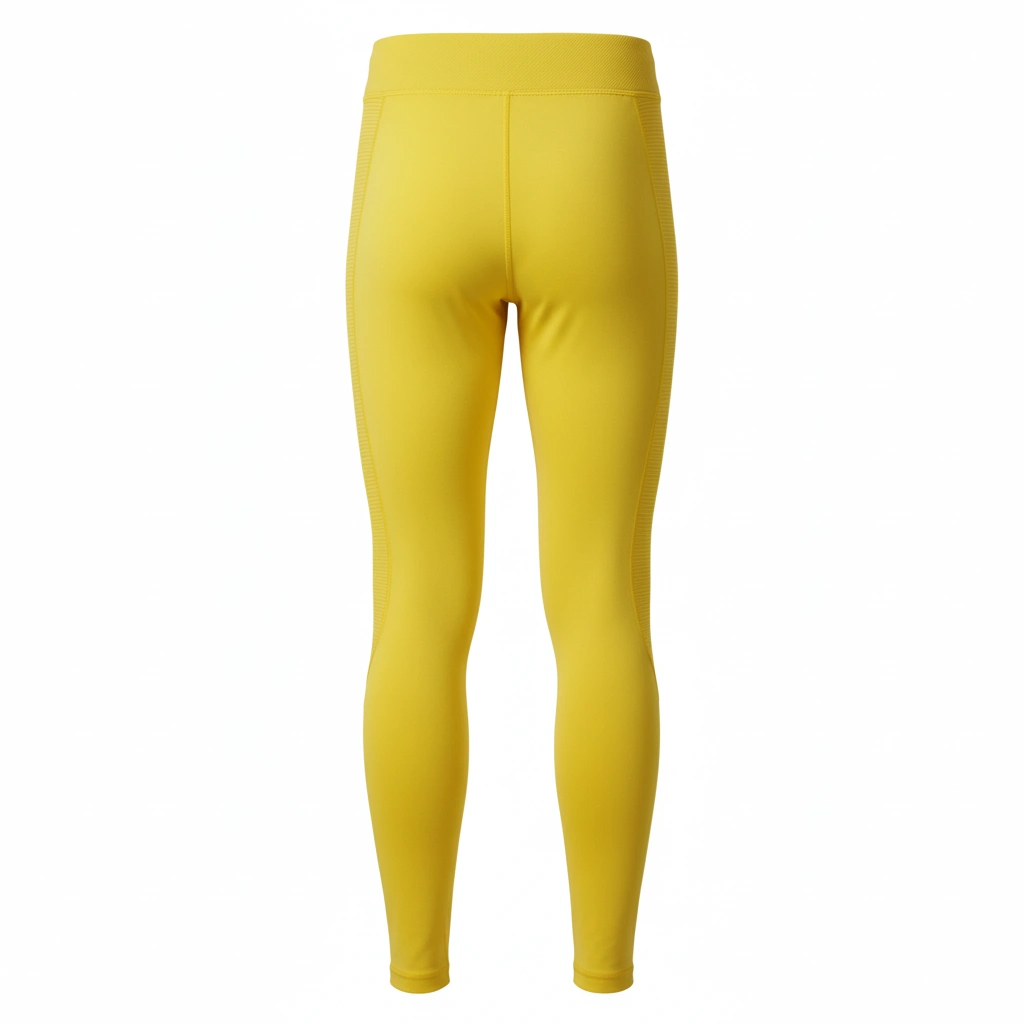 Women's Performance Leggings – Yellow CoreFlex 2 Women’s performance leggings in yellow CoreFlex design, athletic compression wear
