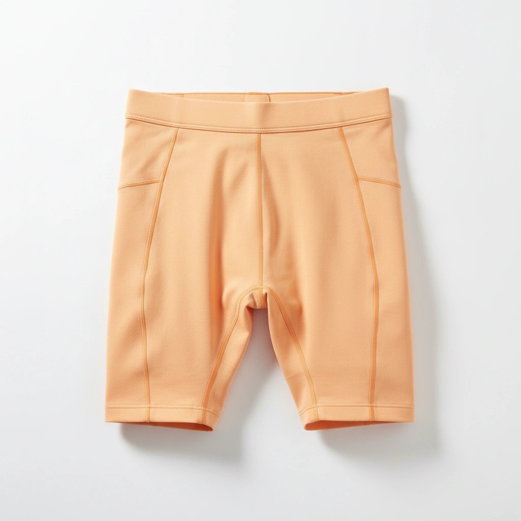 Men’s Performance Shorts – Peach ContourFit 1 Men’s performance shorts in peach ContourFit design, breathable athletic wear for training and sports