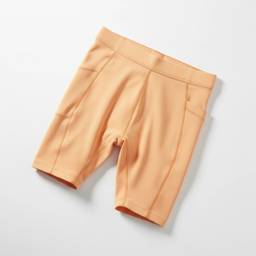 Men’s Performance Shorts – Peach ContourFit 2 Men’s performance shorts in peach ContourFit design, breathable athletic wear for training and sports