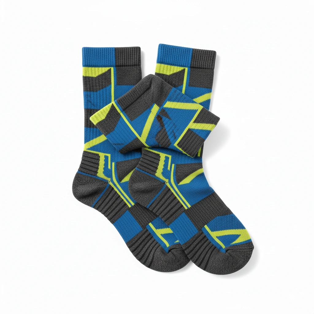 Performance Socks – Neon ArchStrike Crew 2 Performance socks in neon ArchStrike Crew design, supportive athletic wear for training and sports