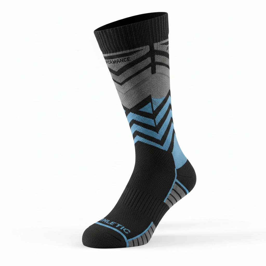 Performance Socks – Black TriZone Athletic 2 Performance socks in black TriZone Athletic design, supportive non-slip wear for training and sports