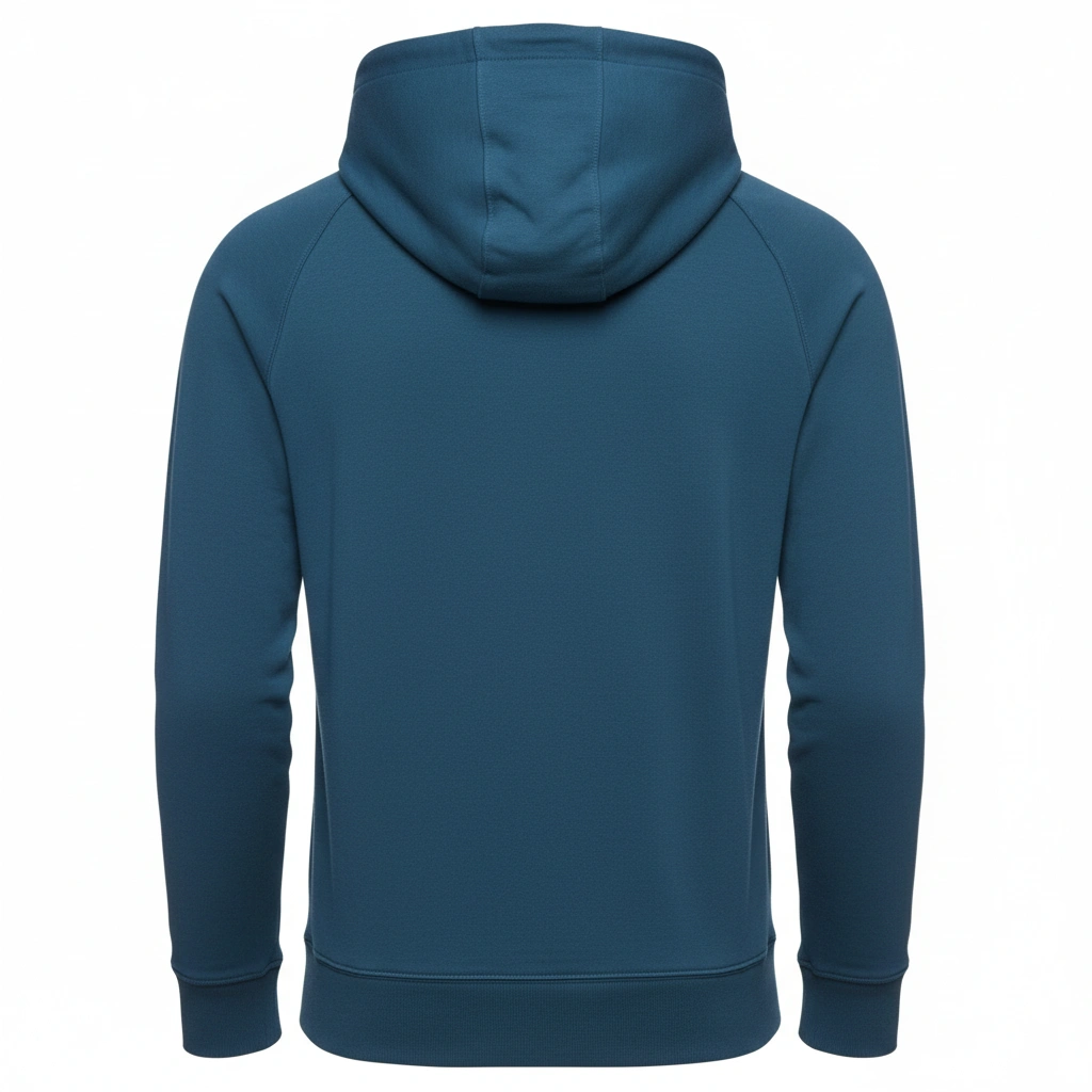 Essential Blue Zip-Up Hoodie – Minimalist Comfort 2 Basis full zip hoodie with casual fit