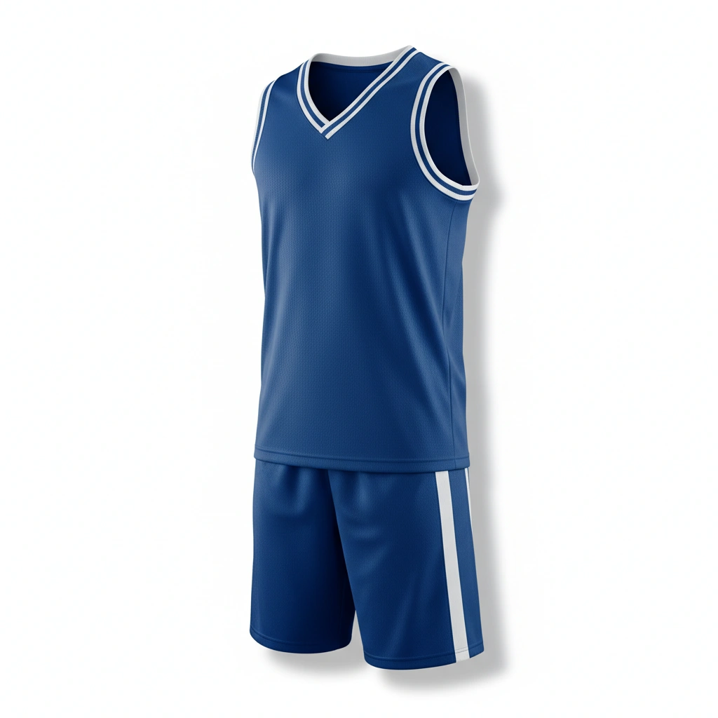 Edge lacrosse uniform Set in blue and white Dip Wear design, professional athletic gear for players