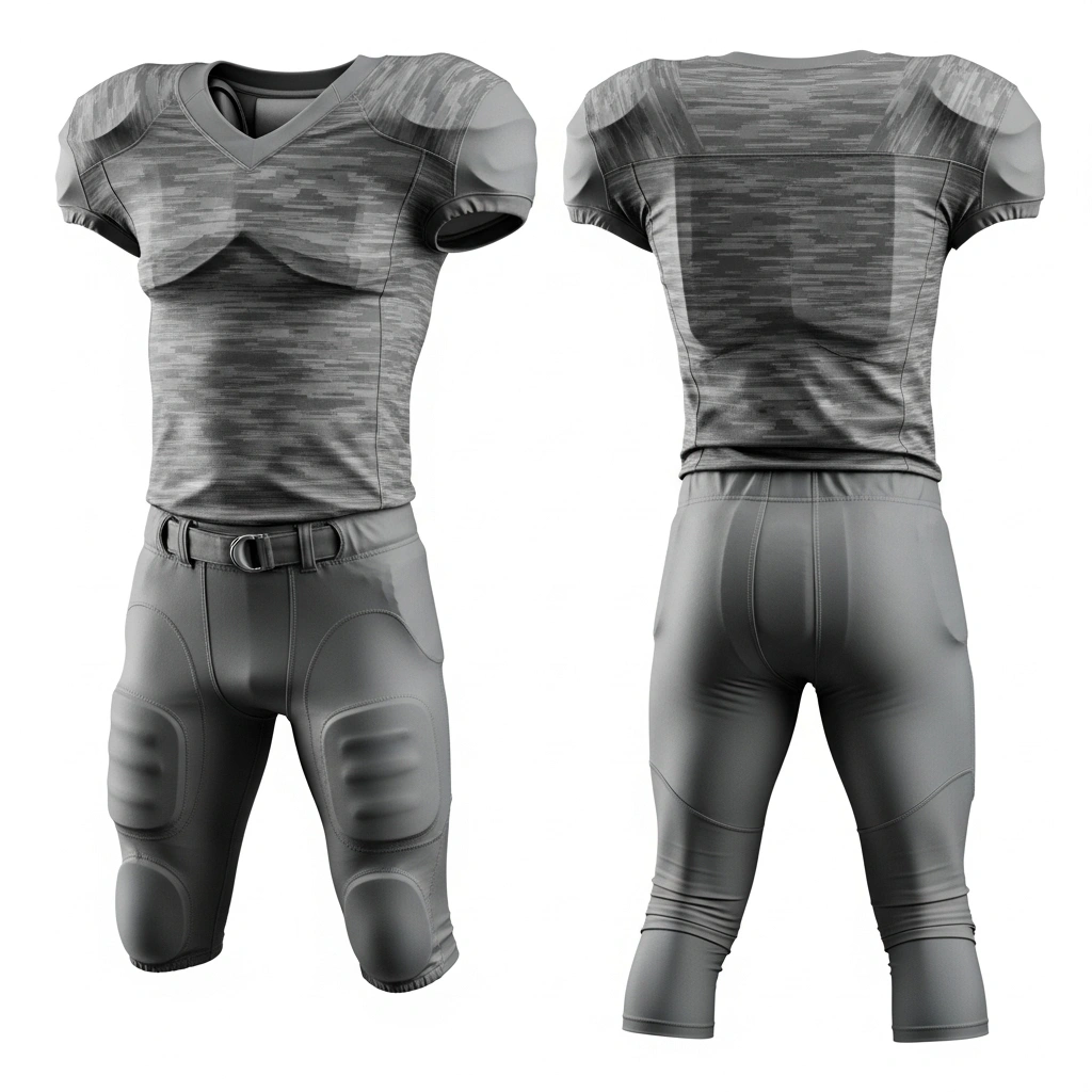Men American Football Uniform with sublimation jersey and padded pants, custom sportswear by Dip Wear
