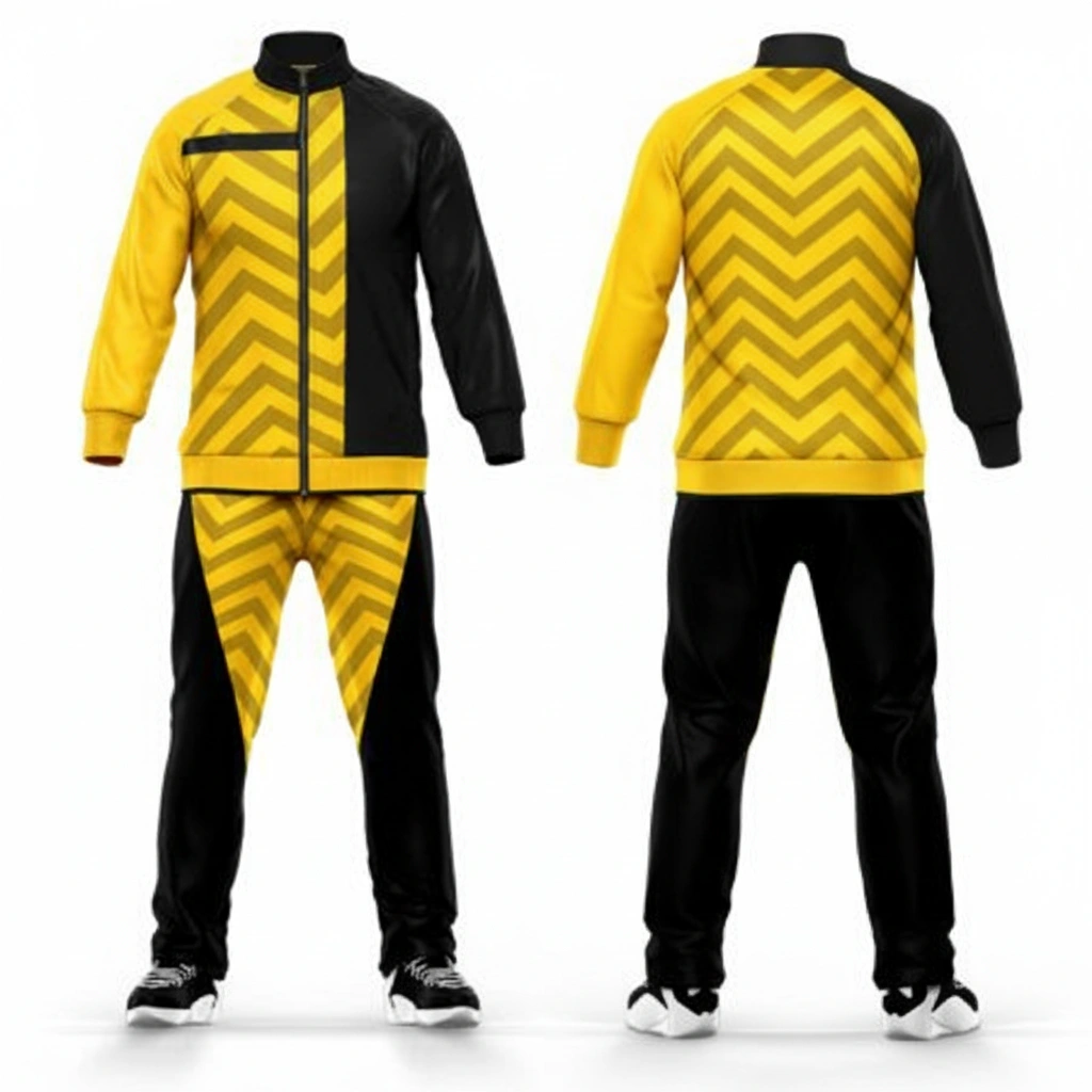 Custom sublimated latest design men's slim fitted gym training Men Tracksuits in plain style